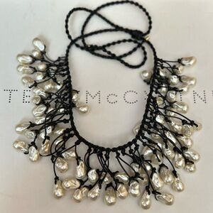 NWOT Zara chunky pearl statement necklace